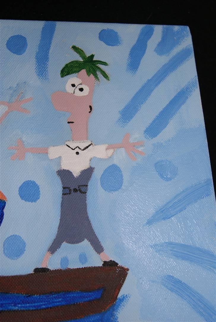 Malerier jeg har malet:) - Phineas og ferb :) billede 10