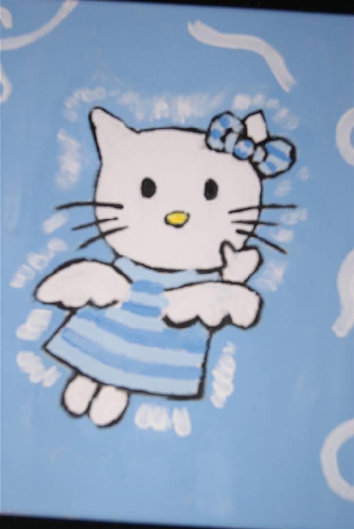 Malerier jeg har malet:) - Hello kitty :) billede 16