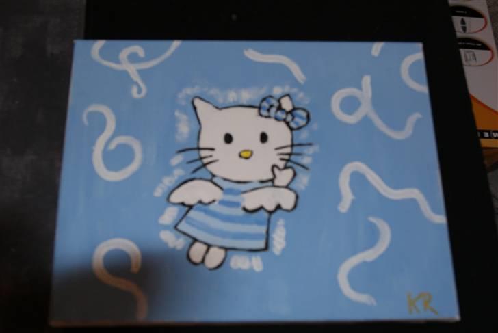 Malerier jeg har malet:) - Hello kitty :) billede 17
