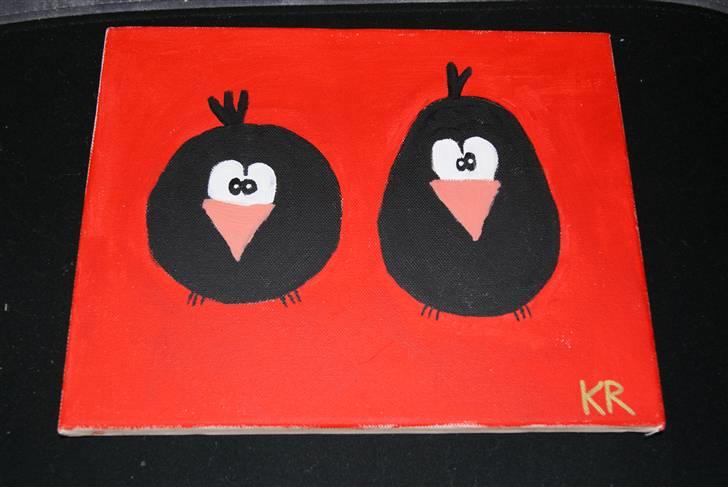 Malerier jeg har malet:) - 2 fantasi fugle :) billede 22