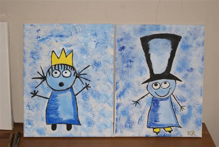 Malerier jeg har malet:) - Manden med den høje hat og Prinsse :) * solgt til peter * men jeg kan lave en der ligner denne :) billede 30