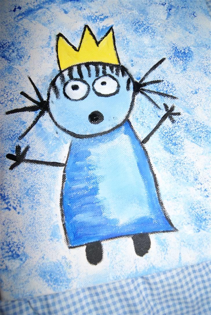 Malerier jeg har malet:) - Prinsse :) * solgt til peter * men jeg kan lave en der ligner denne :) billede 33