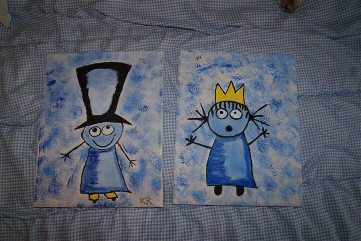 Malerier jeg har malet:) - Manden med den høje hat og Prinsse :) * solgt til peter * men jeg kan lave en der ligner denne :) billede 35