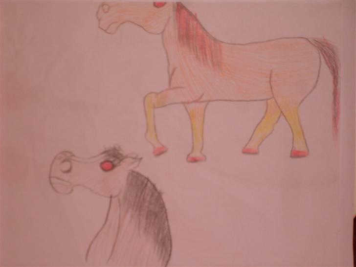 Mine tegninger :D - Æhm en tegning jeg har lavet for sjov. eller faktisk min kusine og søters datter der ville have jeg skulle tegne den så kom jeg til at lave noget forkert og lavet den bare sjovt xD billede 21