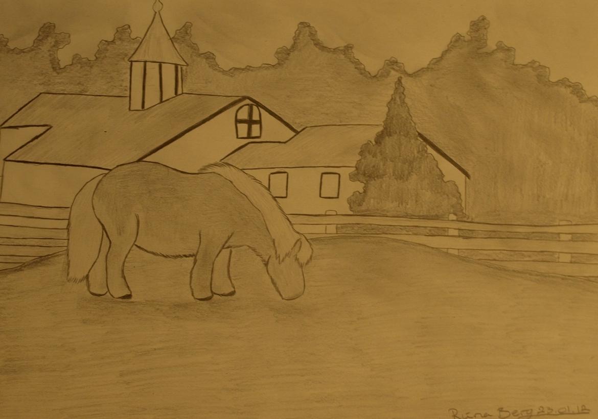 Private tegninger og malerier - Jeg elsker at tegne, og kan ikke skjule, at heste tegningerne er min stærkeste side. Jeg tegner både efter fantasyen, og ved at kigge efter billeder. De fleste heste tegningerne hos mig er tegnet for IRL hesteveninder (:

Ponyen Max, som jeg har tegnet for en af mine bedste veninder (: billede 11