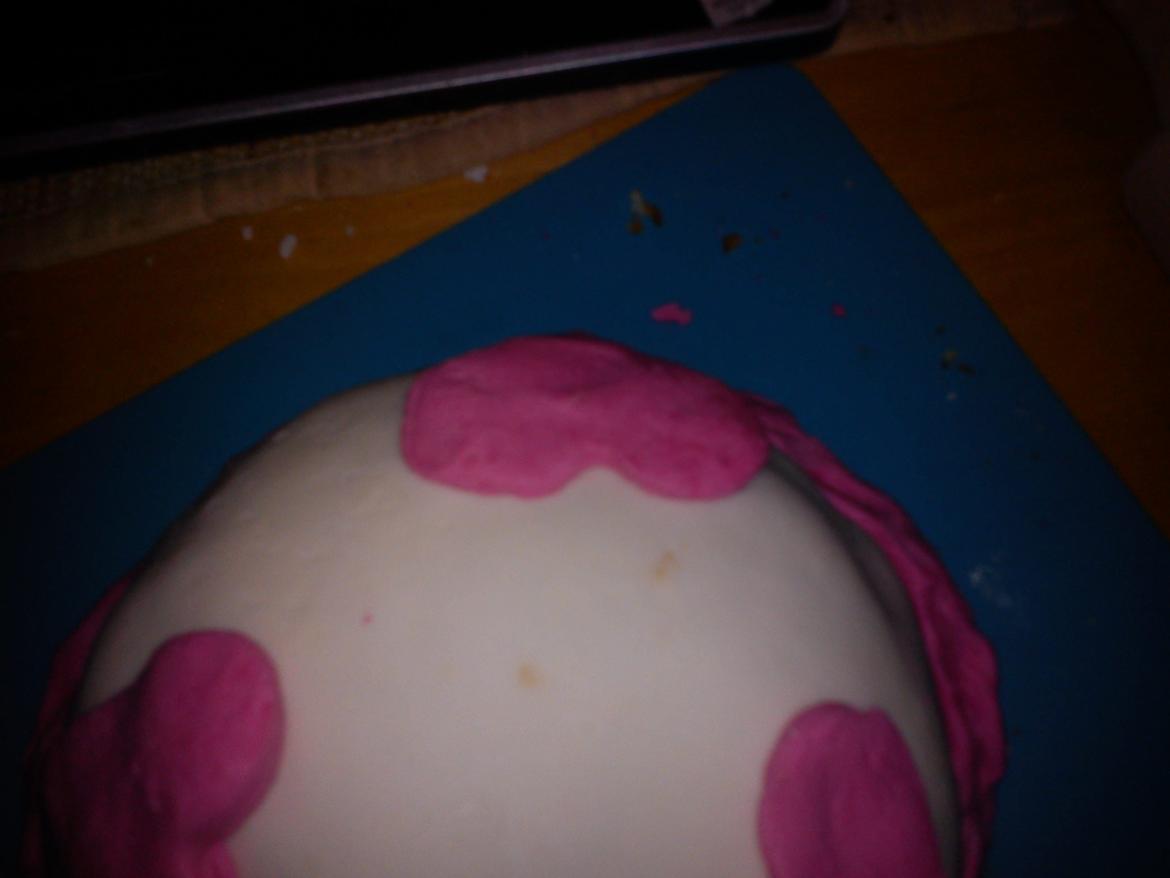 Min første kugle fondant-kage billede 3