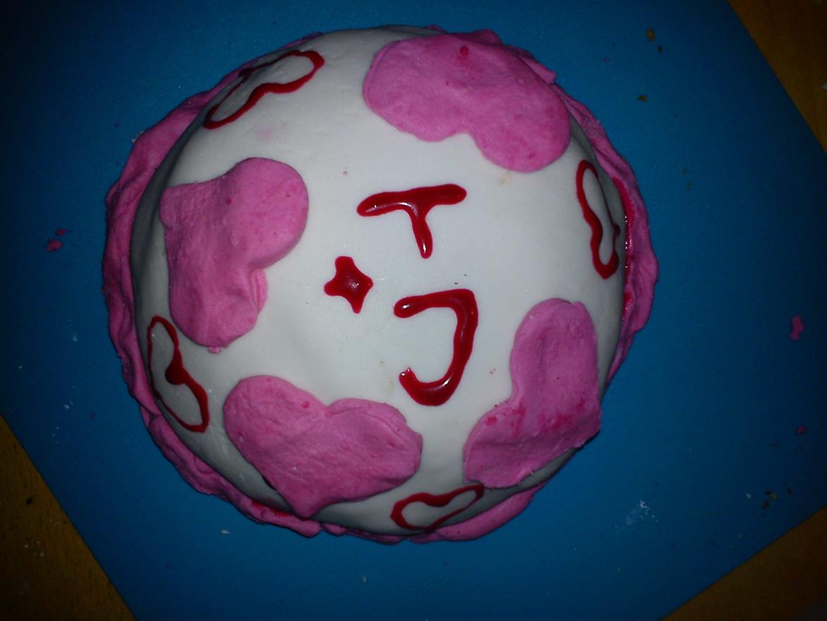 Min første kugle fondant-kage billede 4