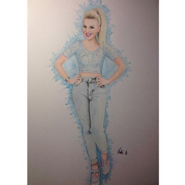 Tegninger 2014 - (iPhone billed, beklager kvaliteten) Perrie edwards - 16 maj billede 6