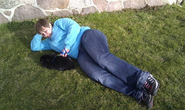 Kanin Nadia - her ligge jeg sammen med mor er vi ikke søde sammen hehehe billede 8