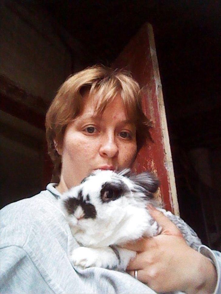 Kanin Sally - mor og mig  billede 7