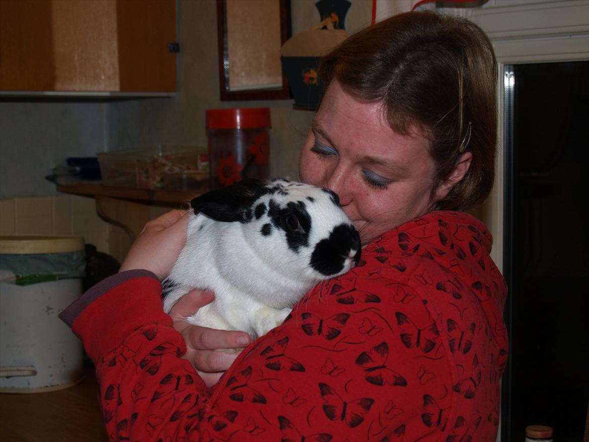 Kanin Nadia 2 - mig og mor hun er bare mit et og alt billede 9