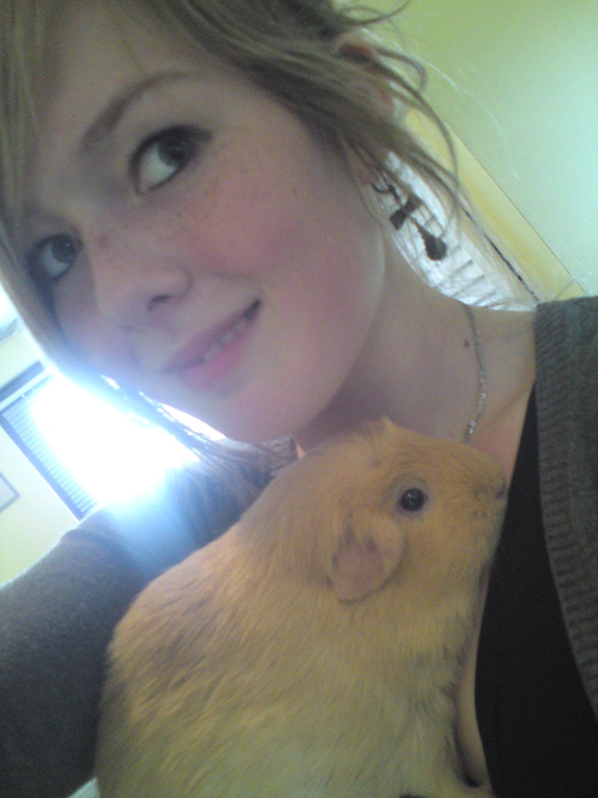 Marsvin Tulle!!!<3 - Tulle ligger på mit bryst :)<3 billede 16