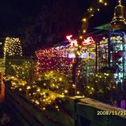 Hygge i vinter- jule- haven/ terrasse