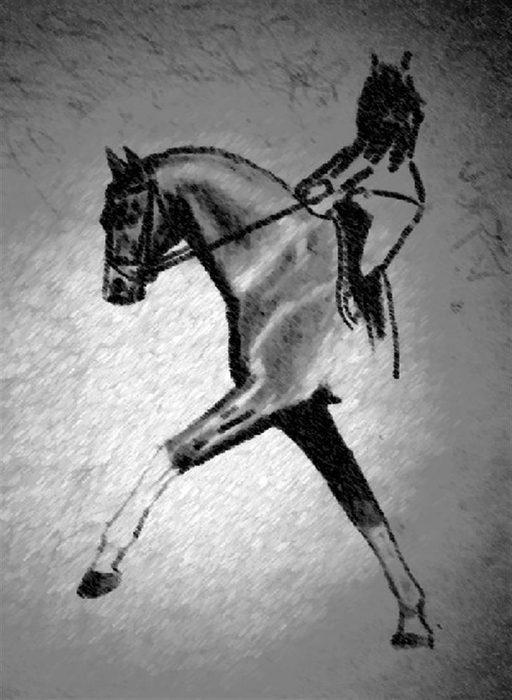 Mine tegninger og billeder - Tegnet i hånden efter et billede, derefter redigeret lidt på computeren! billede 4