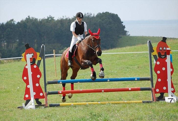 Fredrik og jeg til stævne, mols rideklub d.15 aug 2010 billede 11