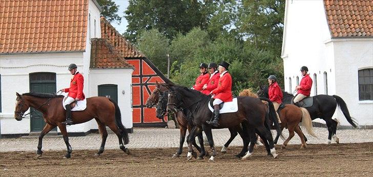 Hagenskov godsjagt 2010 - Den forreste rytter er Lars Bo billede 2