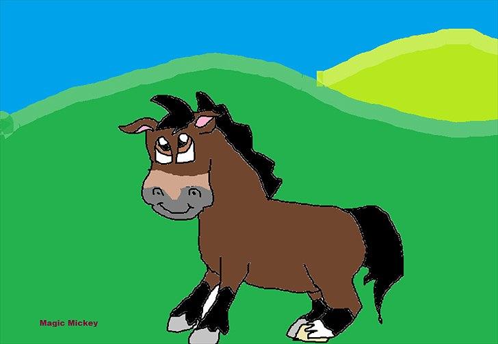 Cartoons og tegninger til andre - MM 
Tegnet med mus
 billede 5