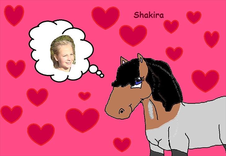 Cartoons og tegninger til andre - Shakira 
Der dagdrømmer 
Tegnet med mus billede 8