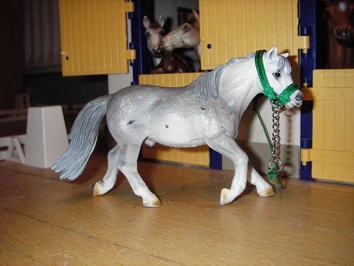 Rosengaarden's Schleich Heste - Navn: Rosengaarden's Prince of Sky, Køn: Hingst, Race: Welsh, Mor: Spring Horse's Queen of Sky, Far: Spring Horse's King of Sky, Alder: 8 år, Kommentar: Prince er af meget fin spring afstamning men han springer ikke så meget selv. Han er en rigtig dejlig hest. billede 63