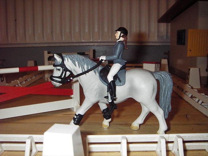 Åbent hus på Rosengaarden's Schleich Heste - Spring opvisning med Susan og Moonlight Minuts: Susan sætter Moonlight i trav - billede 51