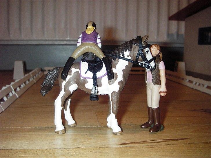 Åbent hus på Rosengaarden's Schleich Heste - - Katrine sider op - billede 149