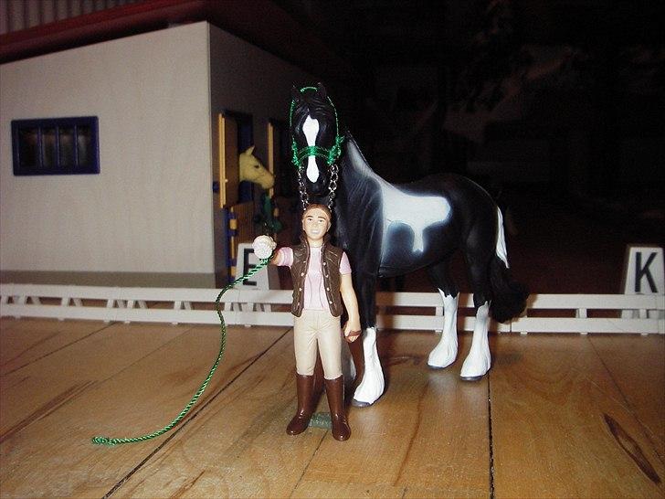 Åbent hus på Rosengaarden's Schleich Heste - - og han kommer ind til hende - billede 176