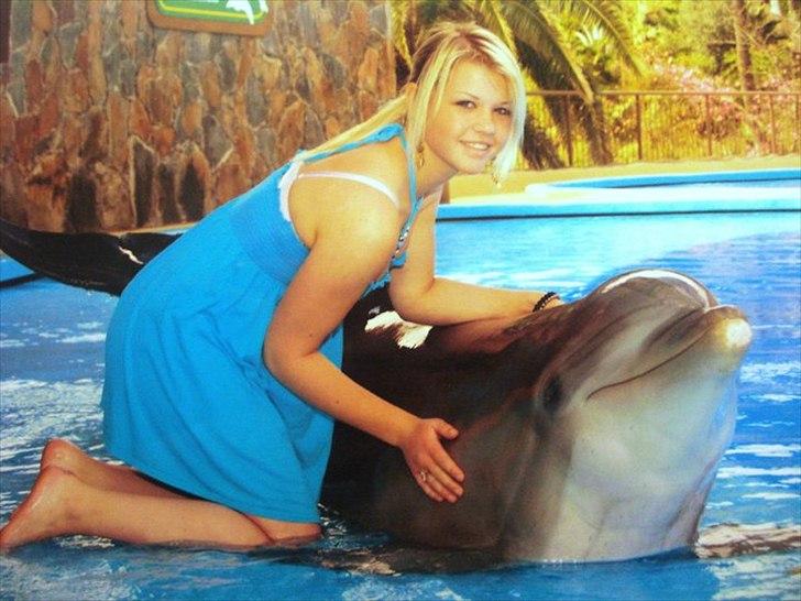 Rikke jørgensen (mig) - Mig og en dejlig delfin <3.
-Gran Canaria <3. billede 5
