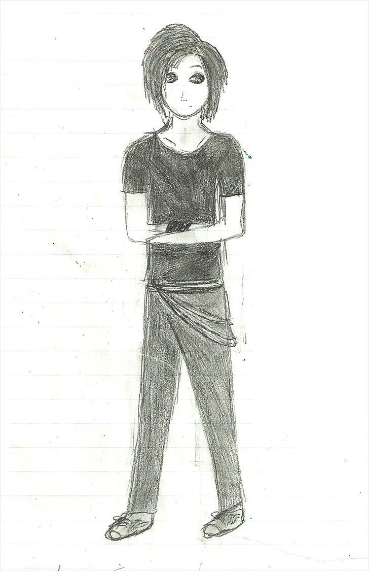 Tegninger :D   - Første emo-goth ting jeg tegnede  :P. Tegnet torsdag den 10. marts 2011 billede 394