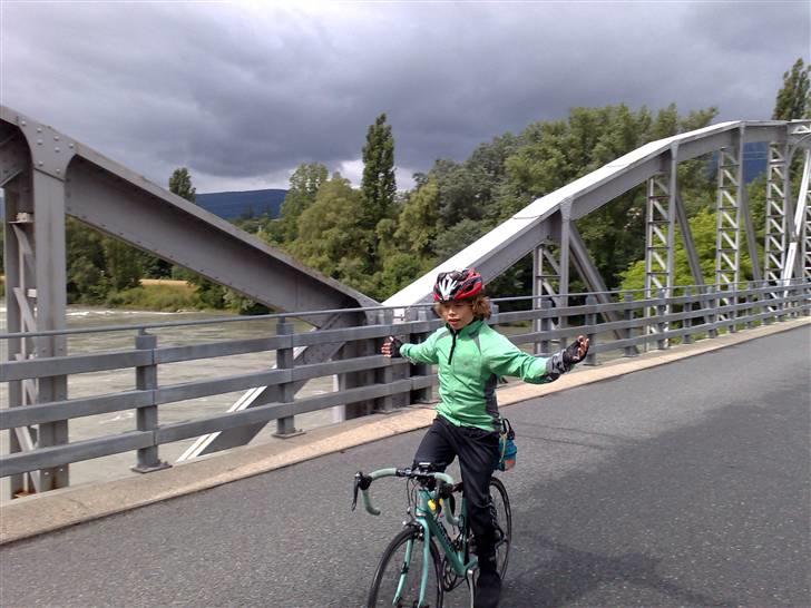 På cykel til Italtien, 2007 - Christian - Grænsen til Frankrig billede 8