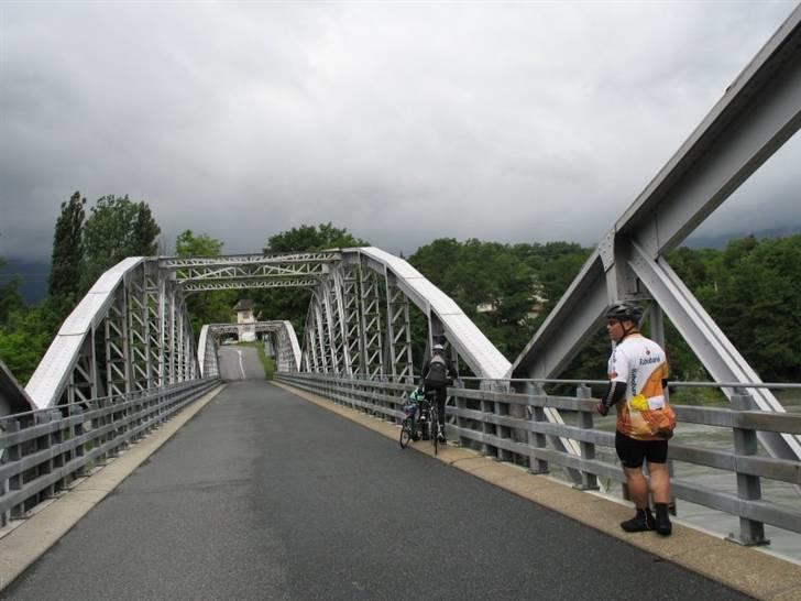På cykel til Italtien, 2007 - Grænsen mellem Schweitz og Frankrig. billede 22