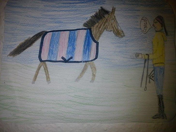 Mine tegninger(Grimme!) - Igen Mig & Congo, tegnet for laaaang tid siden! Benene stadig tegnet af Charlotte! ;-)
Resten af mig! billede 3