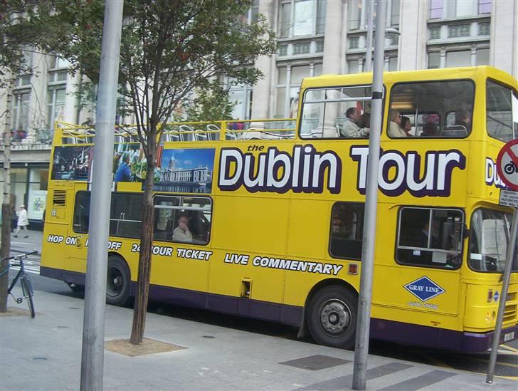 Med klassen i Dublin :) - De irske dobbeltdækker busser billede 58