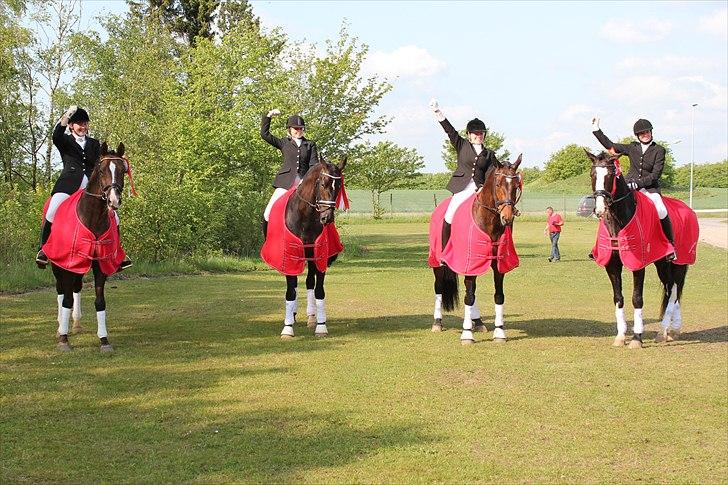 Distriktsmesterskab for hold  distrikt 11/13 - Hold kæft vi er gode og super super seje tøser ( og vores dejlige heste)
Som er de bedste dem kunne ingen tæske ...... billede 19