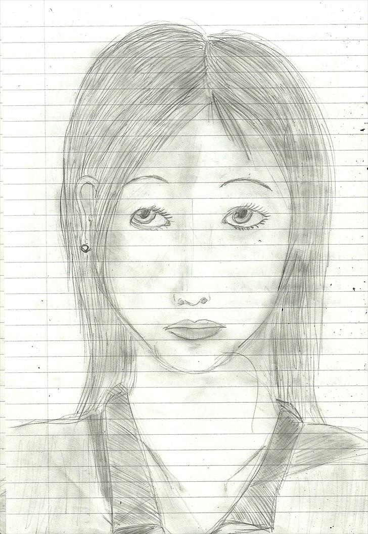 Tegninger :D   - 100% fritegning xD ... nææææsten da... øjnene fik jeg lidt hjælp til :P 
tegnet onsdag den 25. maj 2011 billede 368