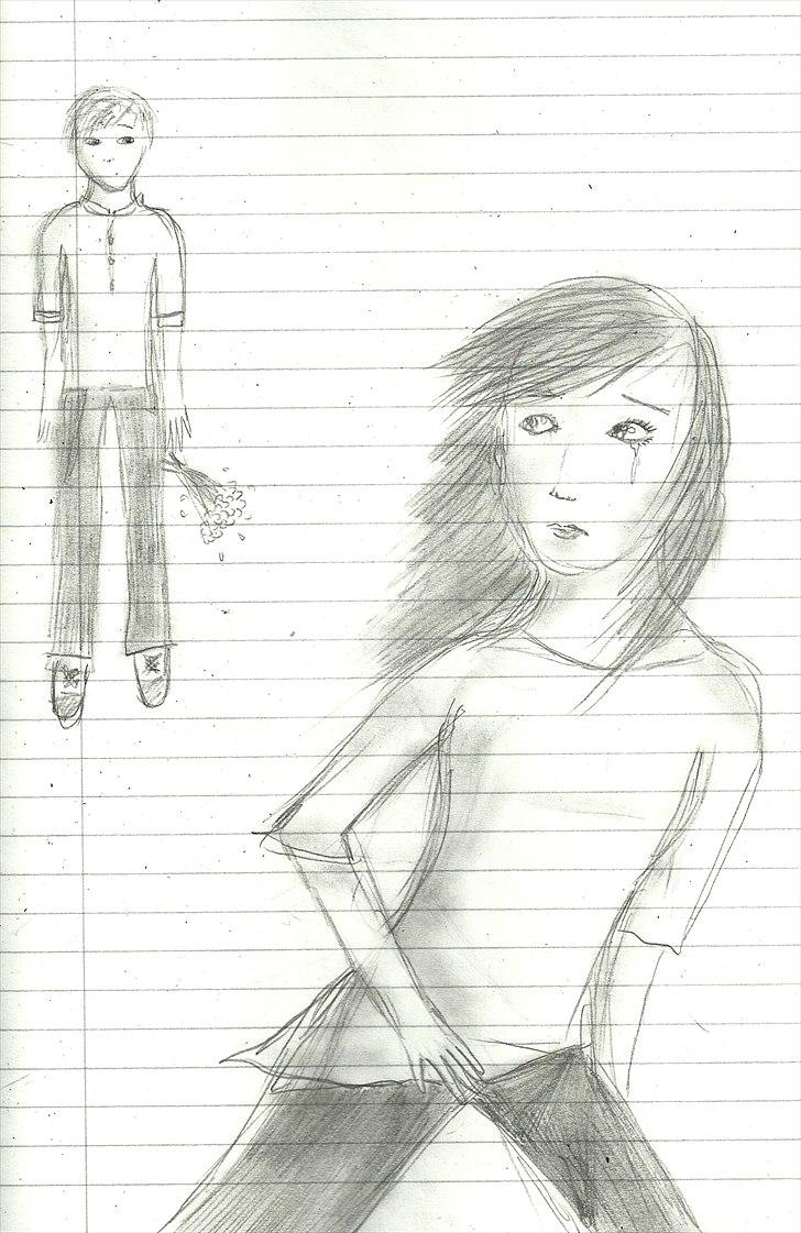 Tegninger :D   - Vellykket tegning eller :P? Pigen har i hvert fald et pænt hoved xD 
Tegnet onsdag den 25. maj 2011 billede 359