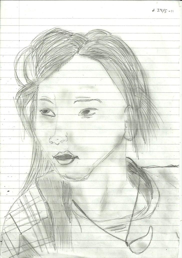 Tegninger :D   - Mindre vellykket portræt fra en broschure :S xD Tegnet tirsdag den 24. maj 2011 billede 362