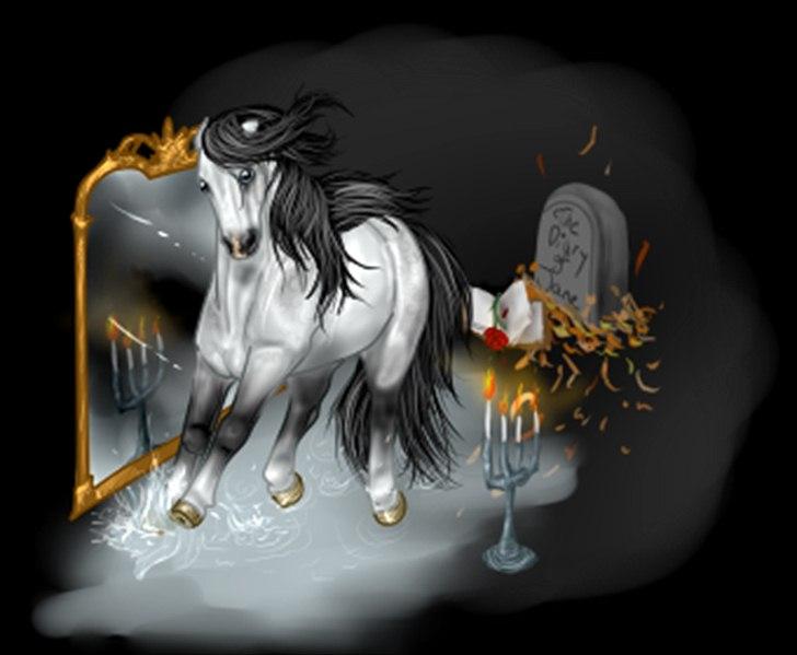 Net-Hesten - HT - Heste - Inspireret af Breaking Benjamins sang - Diary of Jane. billede 1