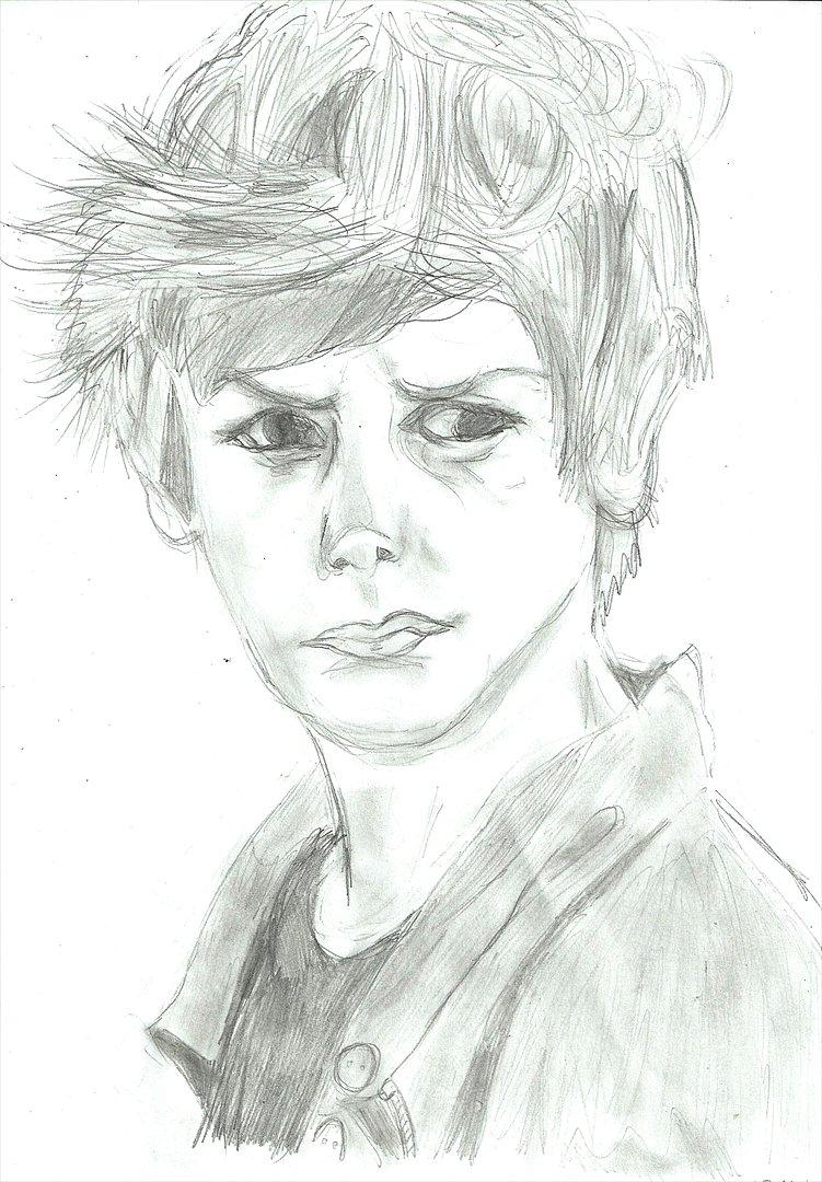 Tegninger :D   - Den har reeet store øjne men sådan er det xD :P Tegnet over to dage fordi jeg blev irriteret over hovedformen xDDD :P 
Tegnet fra tirsdag til onsdag den. 5-6. juli 2011 billede 310