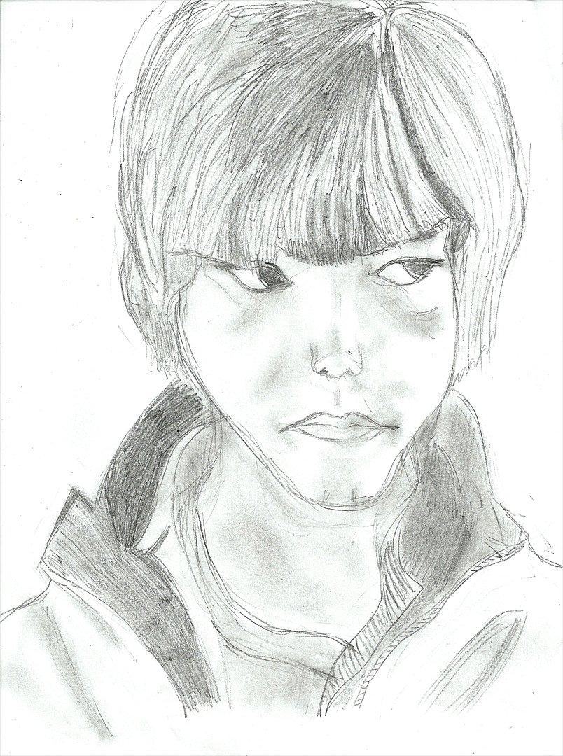 Tegninger :D   - Sidste tegning på turen i Jylland :) Ret god men kigger ikke så meget ned som den originale xDDD 
Tegnet onsdag den. 6. juli 2011  billede 306