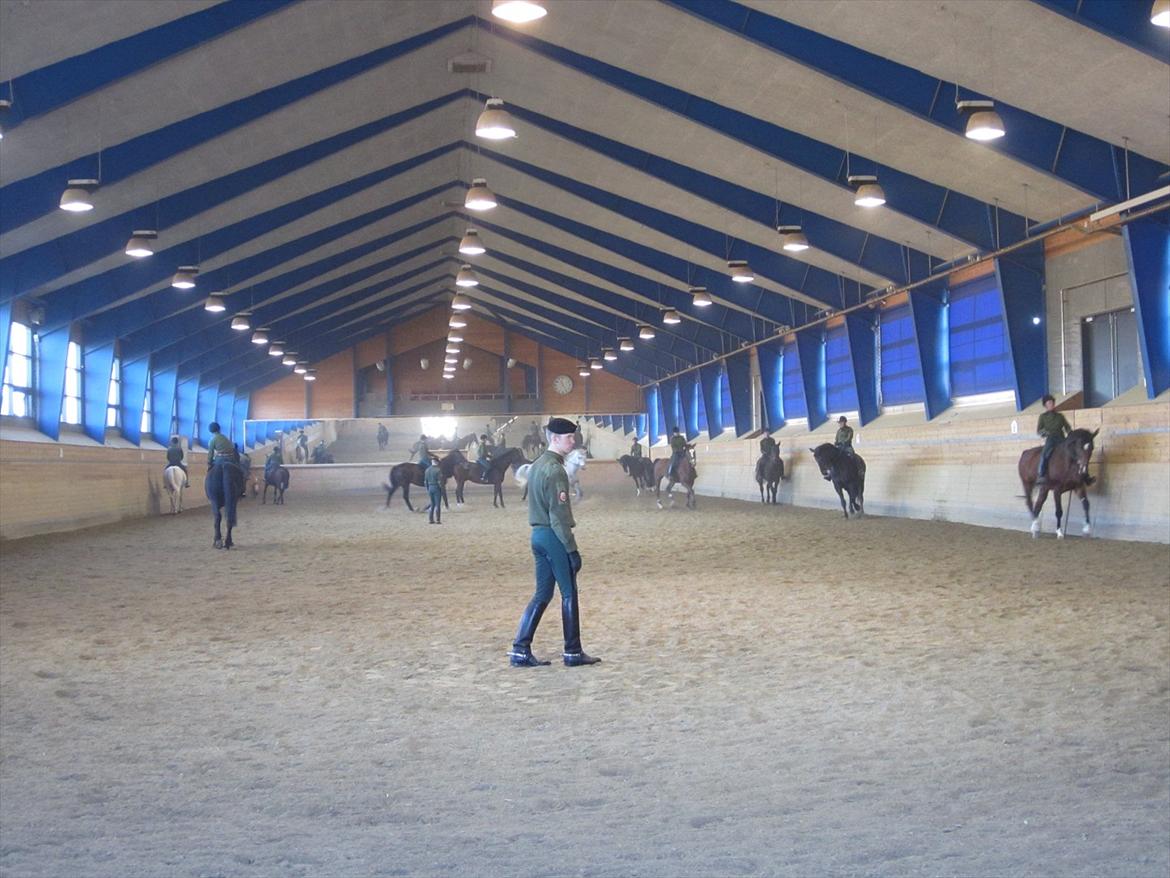 Gardehusarregimentet  - underviseren står i midten og Råber hvad de forskellige ryttere skal gøre, Underholdene 
Fotograf Sabina Østlund  billede 23