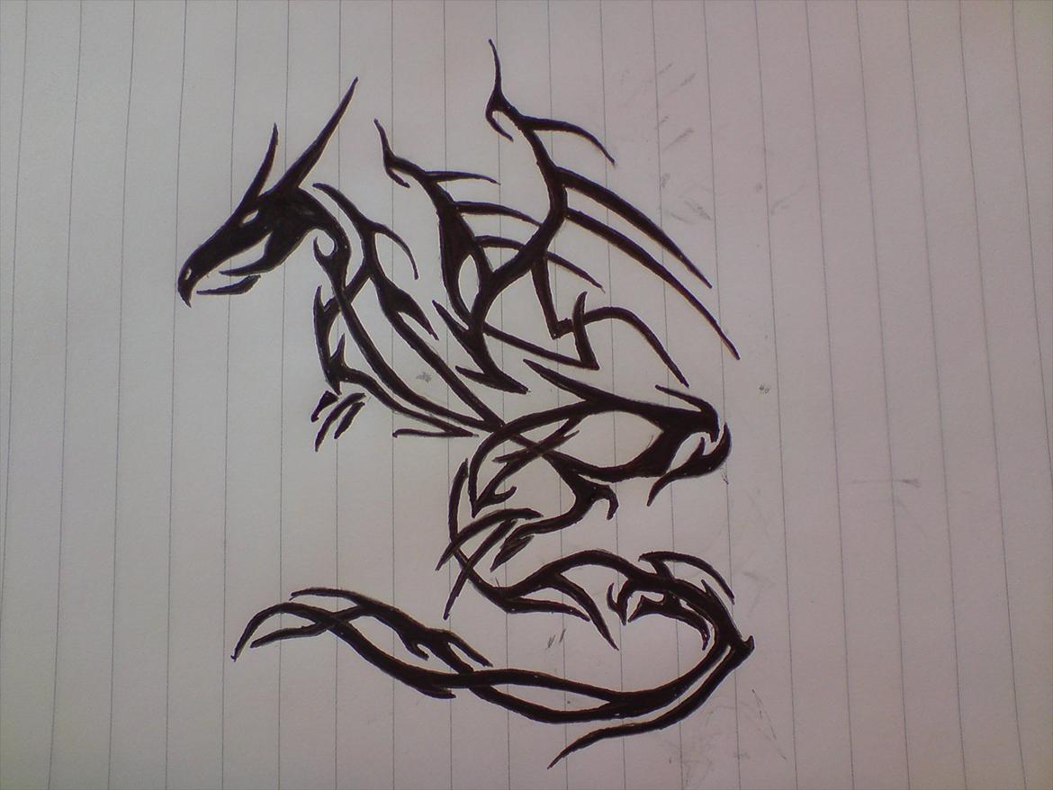 Tegninger - Drage tribal 2008 billede 15