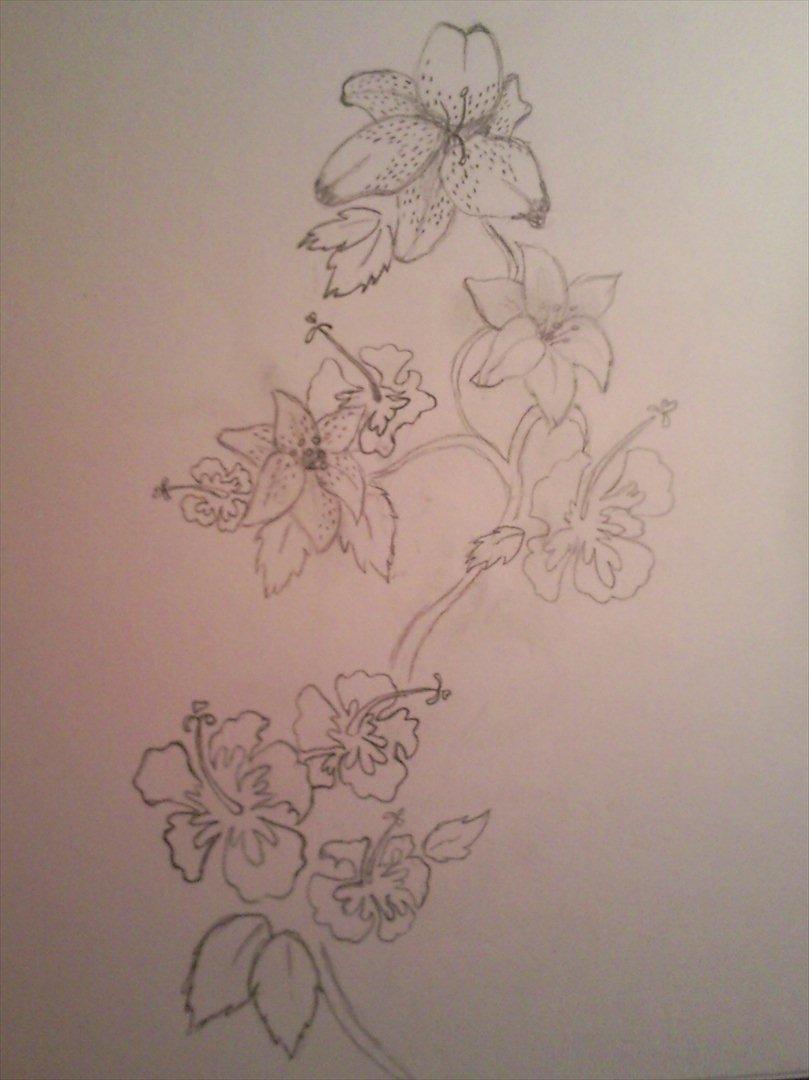 Tegninger - blomster (ikke blevet færdig) 2010 billede 36