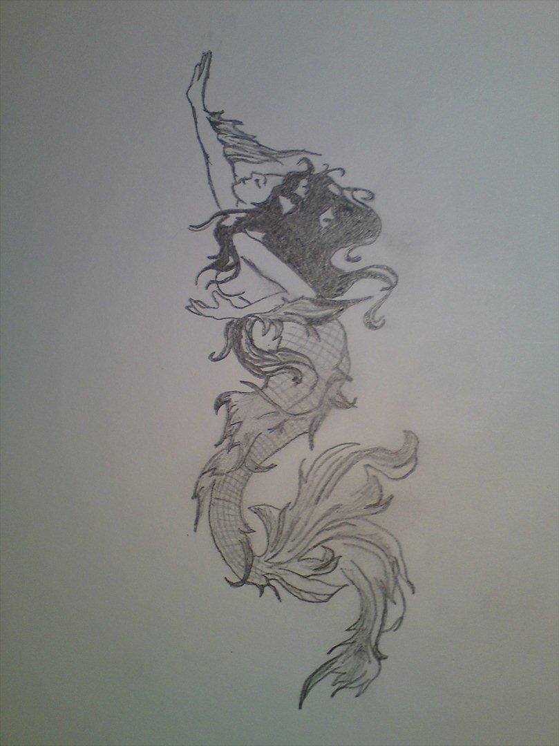 Tegninger - Havfrue ide fra nettet 2011 billede 6