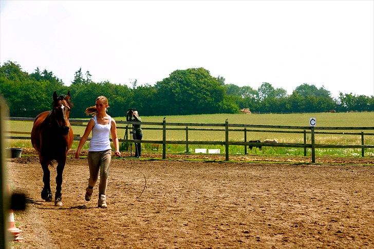 Ridelejr oppe hos Mia lykke nielsen :D billede 12