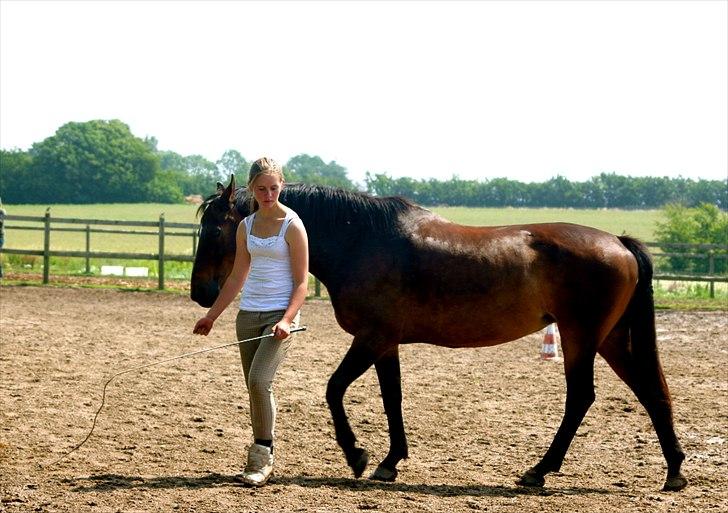 Ridelejr oppe hos Mia lykke nielsen :D billede 18