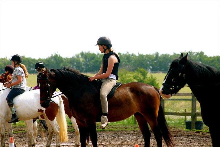 Ridelejr oppe hos Mia lykke nielsen :D billede 46