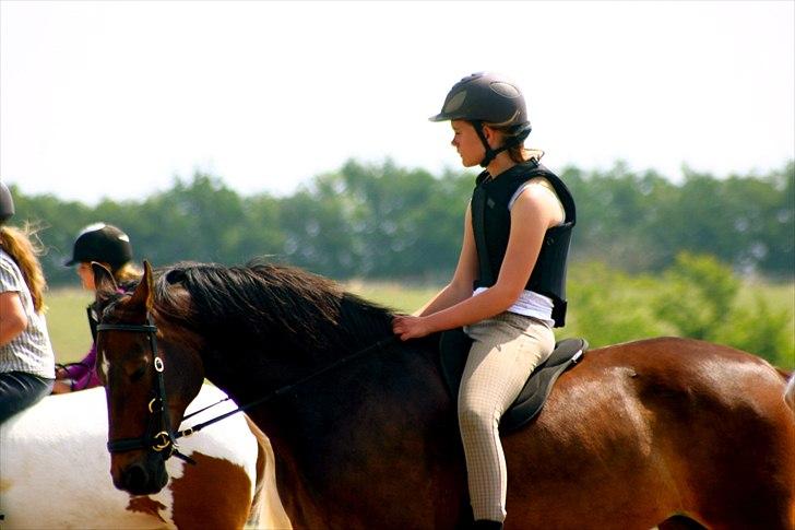 Ridelejr oppe hos Mia lykke nielsen :D billede 48