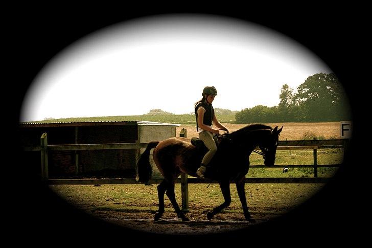 Ridelejr oppe hos Mia lykke nielsen :D billede 68