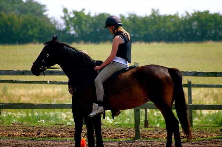 Ridelejr oppe hos Mia lykke nielsen :D billede 74