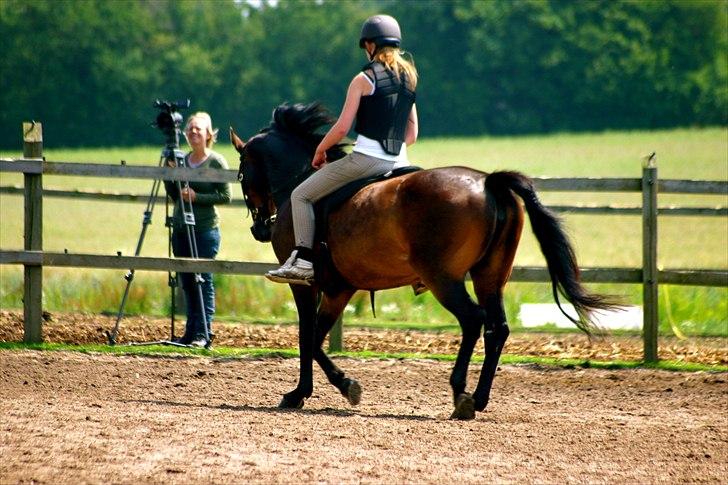 Ridelejr oppe hos Mia lykke nielsen :D billede 79